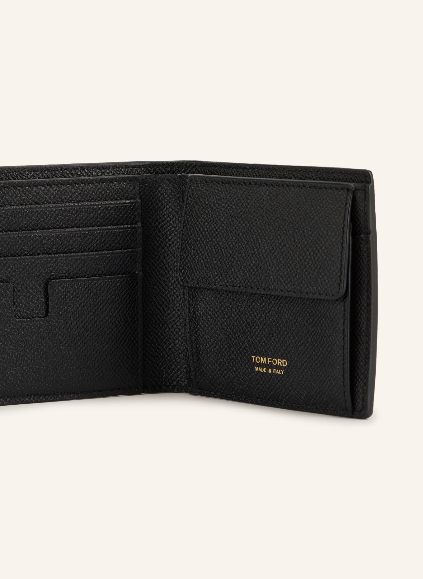 TOM FORD Peněženka: ČERNÁ / ZLATÁ
