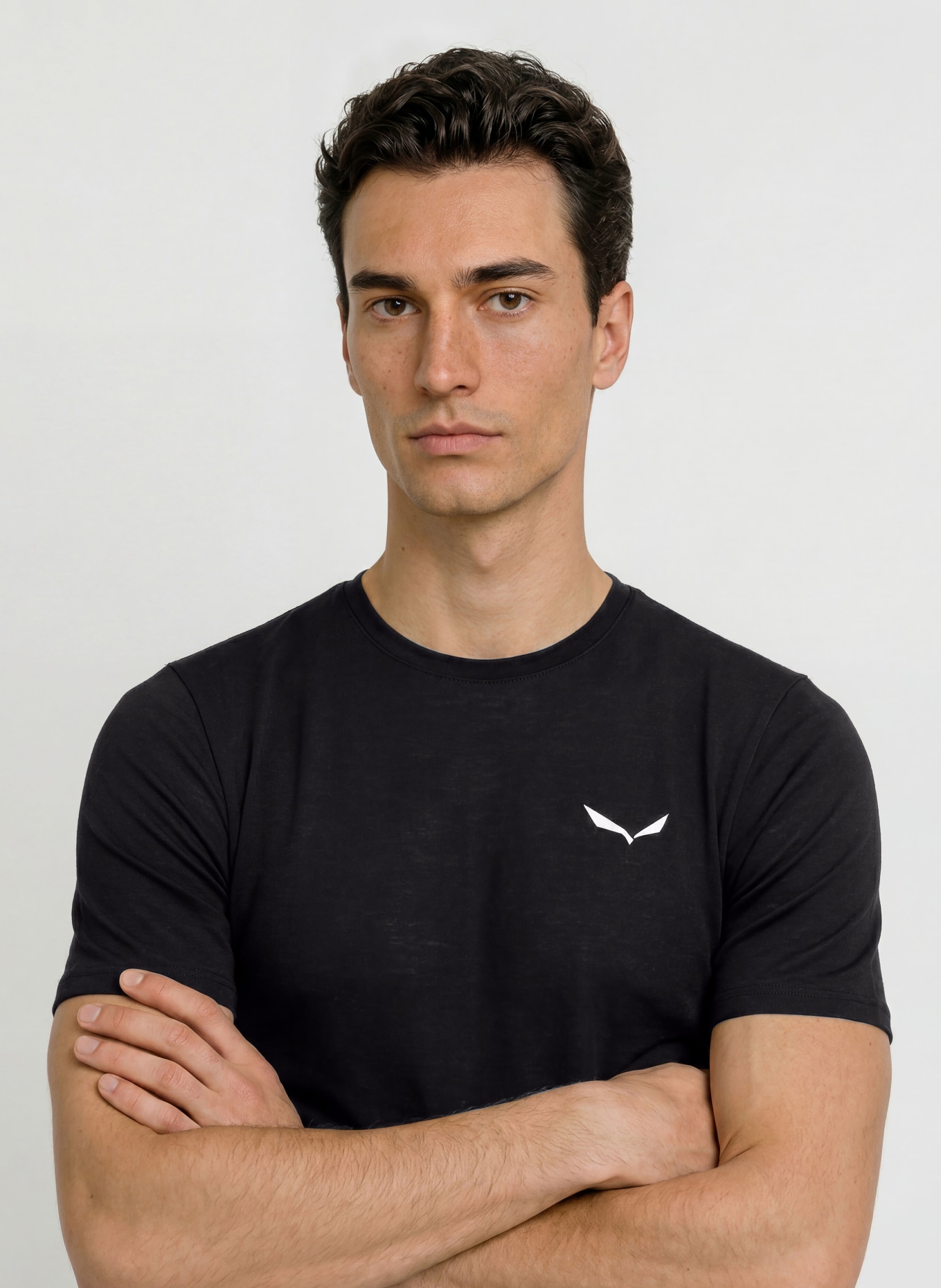 SALEWA Functioneel shirt CRISTALLO WARM met merinowol: ZWART