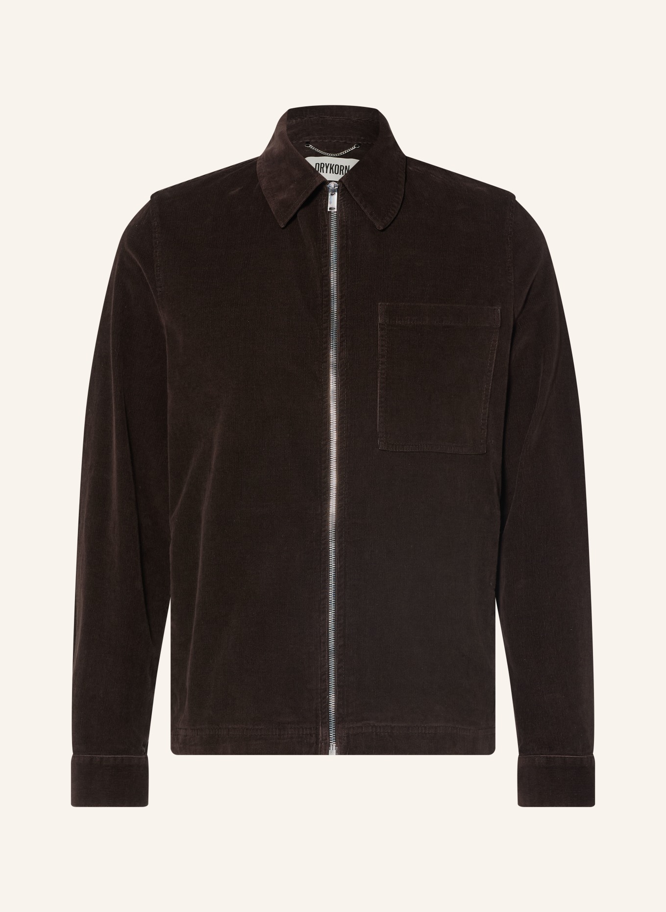 DRYKORN Cord-Overjacket JERSON: DUNKELBRAUN
