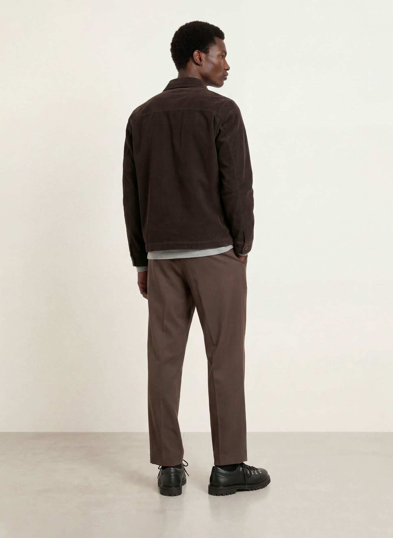 DRYKORN Cord-Overjacket JERSON: DUNKELBRAUN