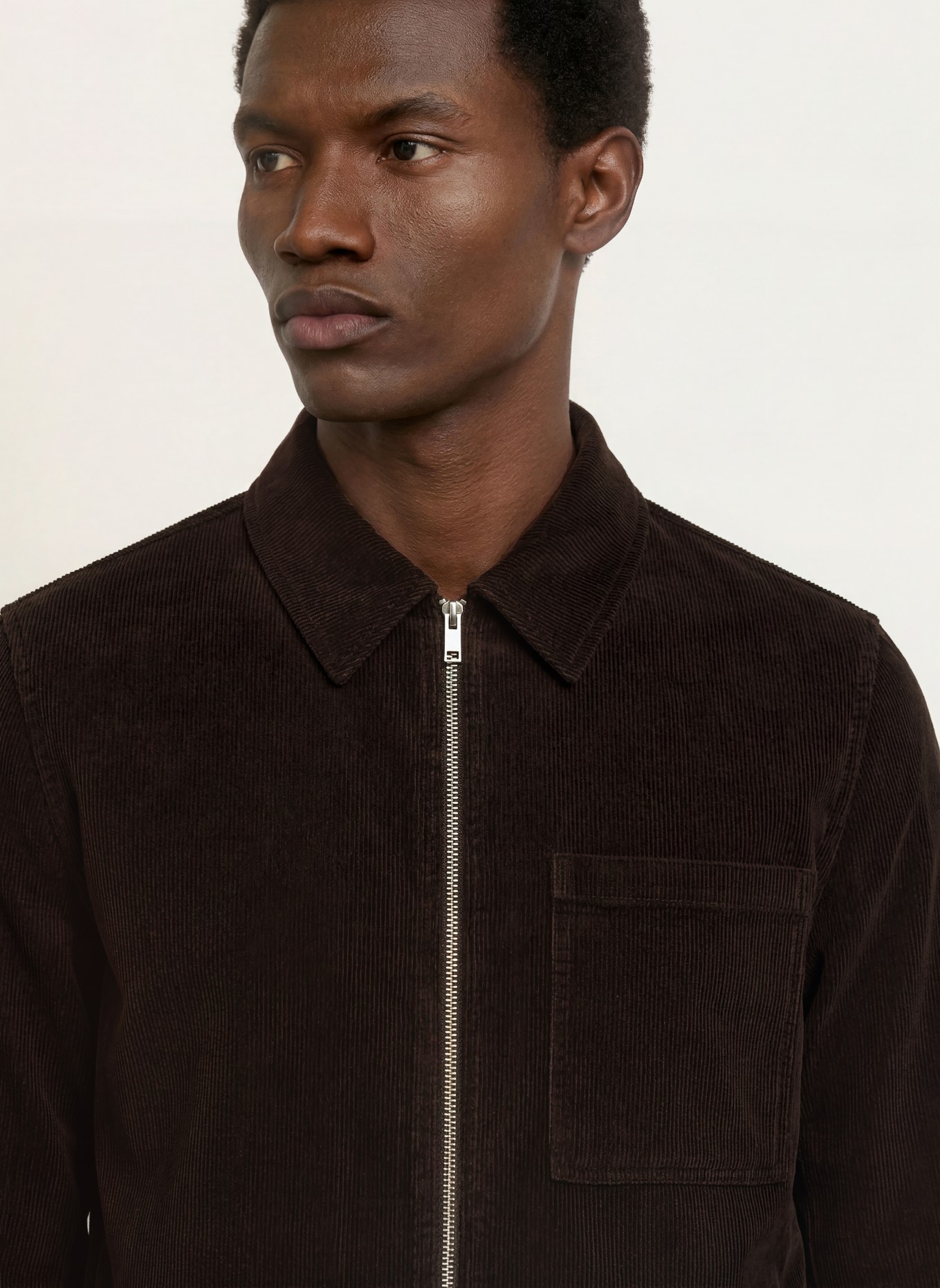 DRYKORN Cord-Overjacket JERSON: DUNKELBRAUN