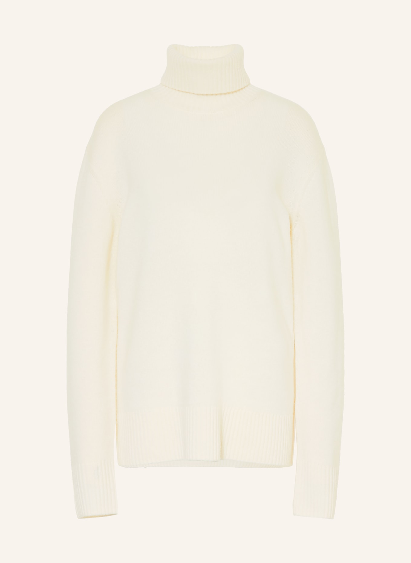 TOTEME Rollkragenpullover aus Cashmere: ECRU