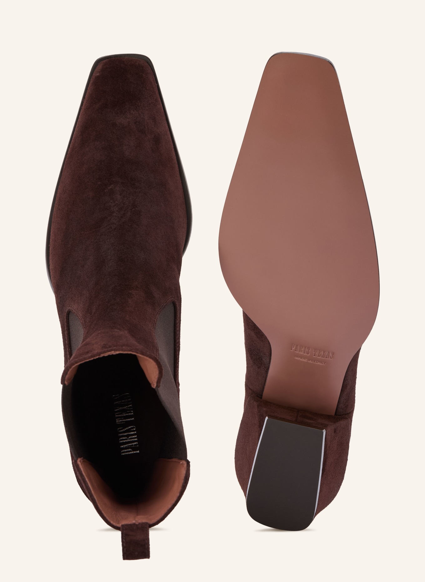 PARIS TEXAS Bottines Chelsea BETTINA: MARRON FONCÉ