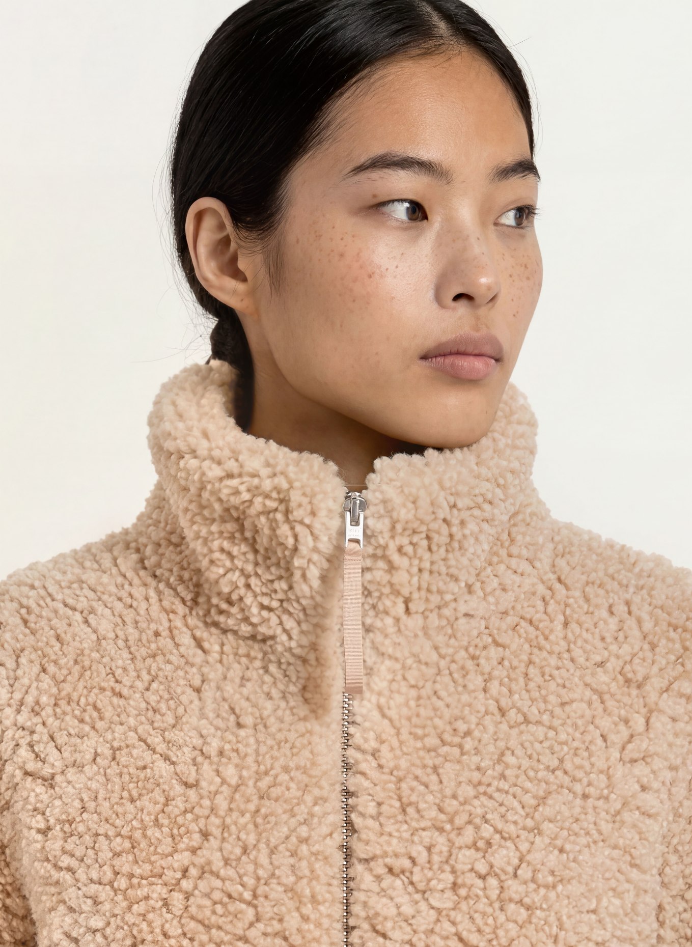 Marc O'Polo DENIM Teddyjacka: BEIGE