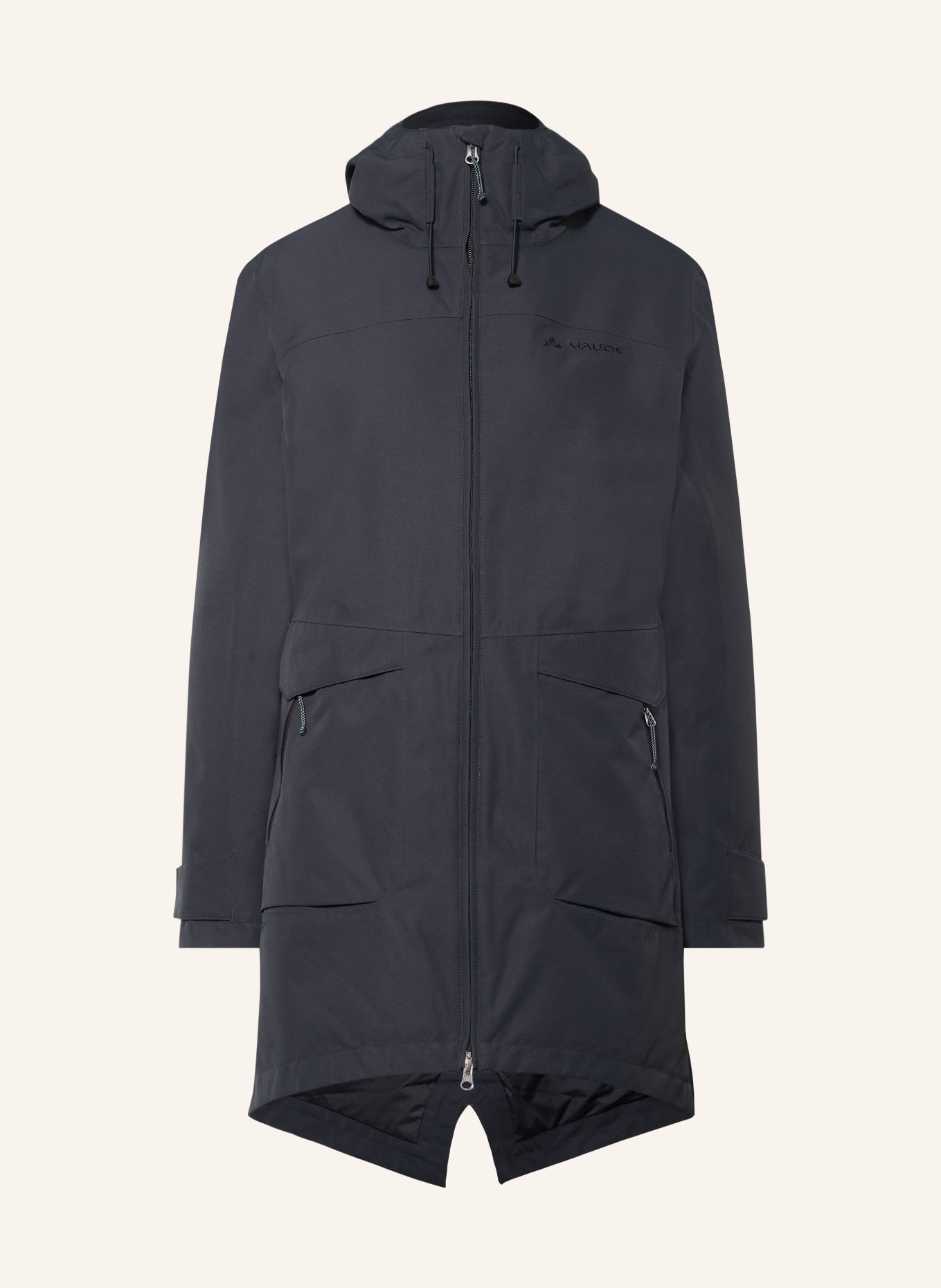 VAUDE SKOMER III outdoor jacket: BLACK