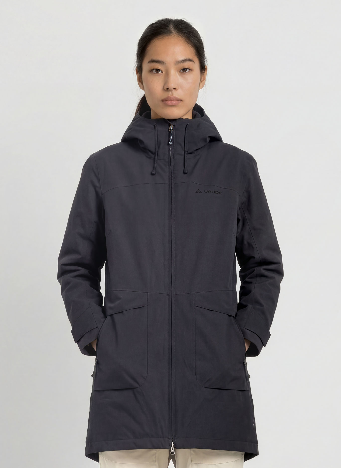 VAUDE SKOMER III outdoor jacket: BLACK