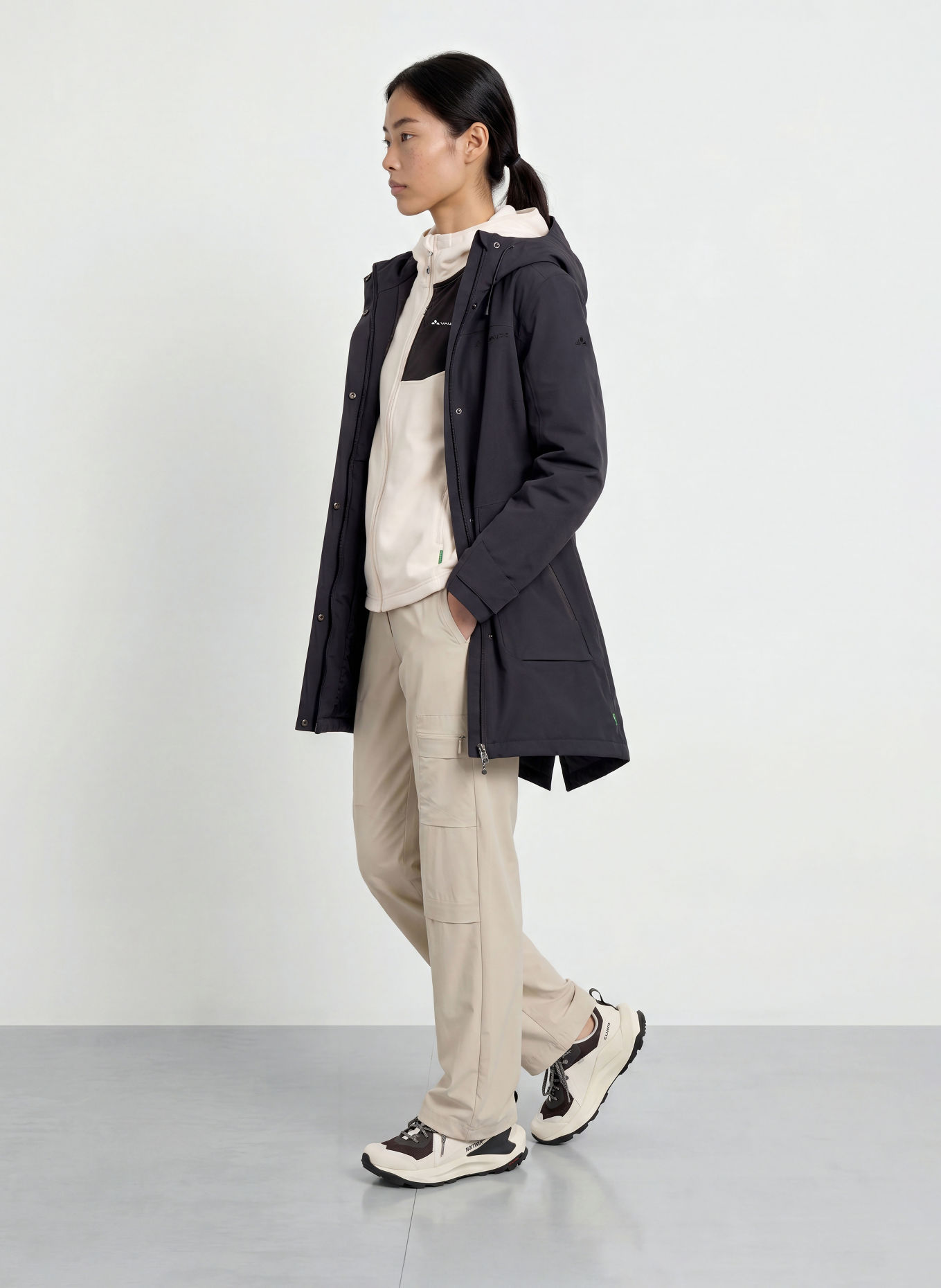 VAUDE SKOMER III outdoor jacket: BLACK