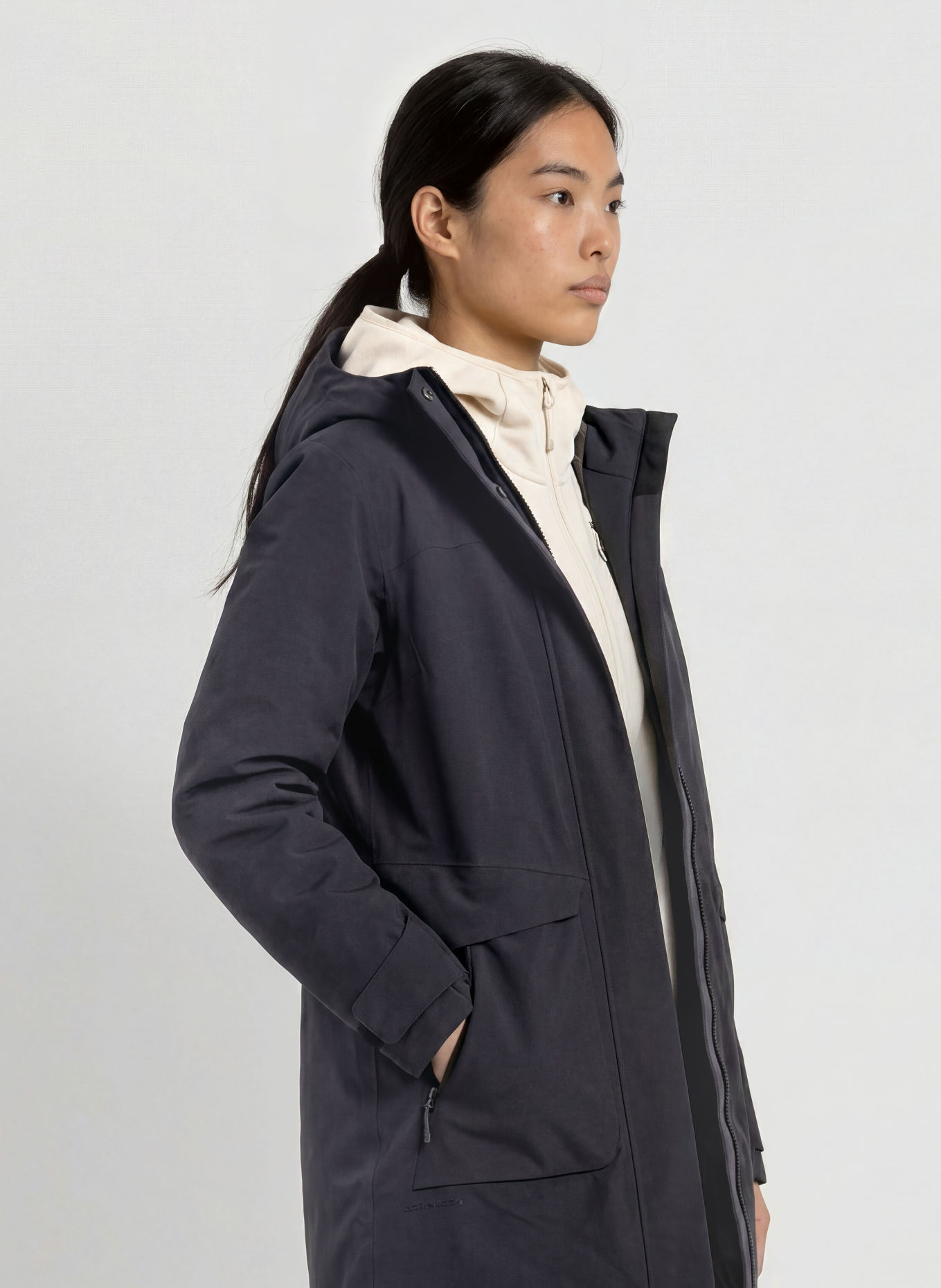 VAUDE SKOMER III outdoor jacket: BLACK