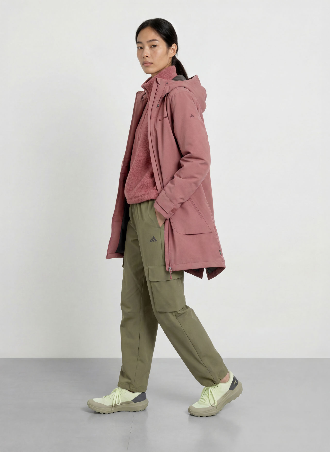 VAUDE Functionele jas SKOMER III: VIEUX ROSE