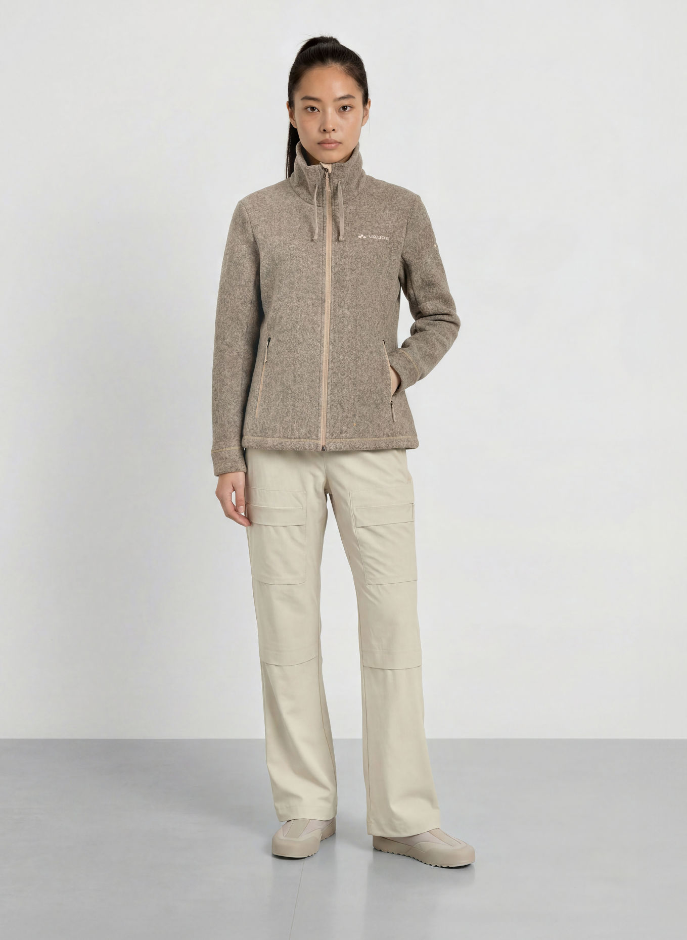 VAUDE Fleecejacke SKOMER WINTER: BEIGE