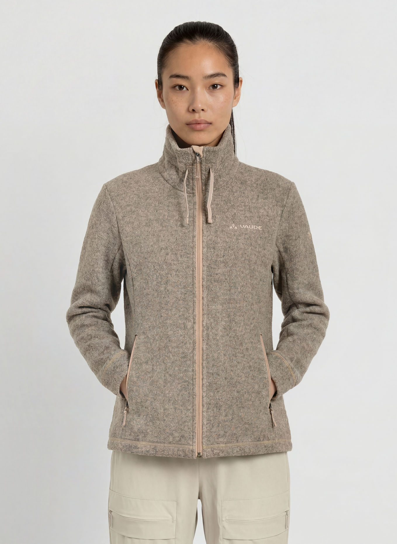 VAUDE Fleecejacke SKOMER WINTER: BEIGE