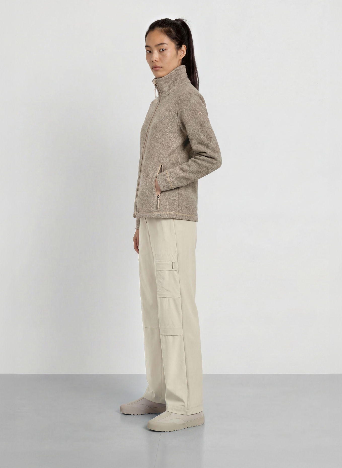 VAUDE Fleecejacke SKOMER WINTER: BEIGE