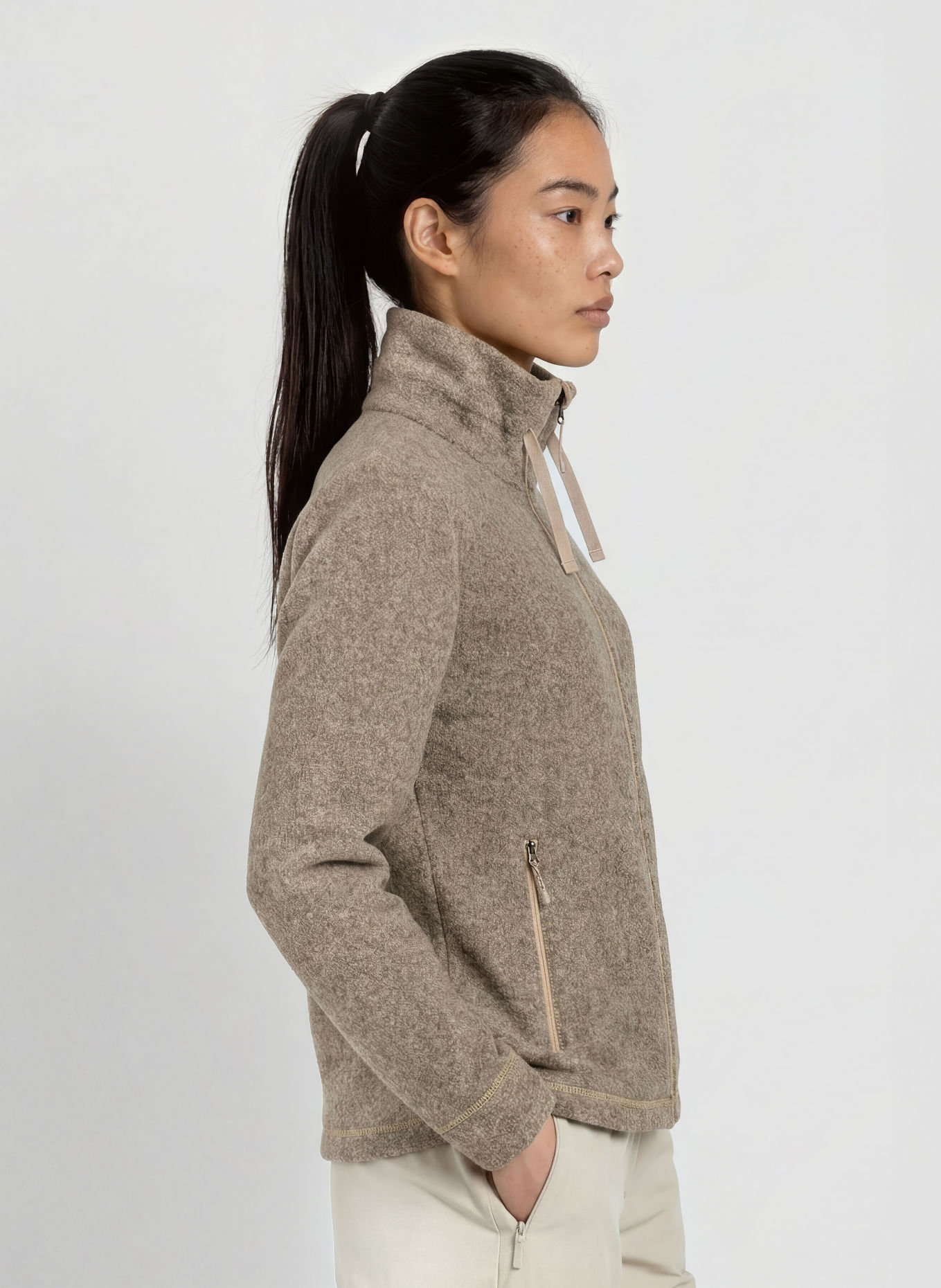 VAUDE Fleecejacke SKOMER WINTER: BEIGE