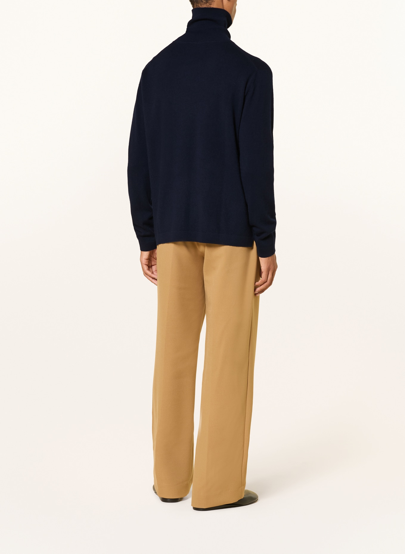 LISA YANG Rollkragenpullover AKSEL aus Cashmere: DUNKELBLAU