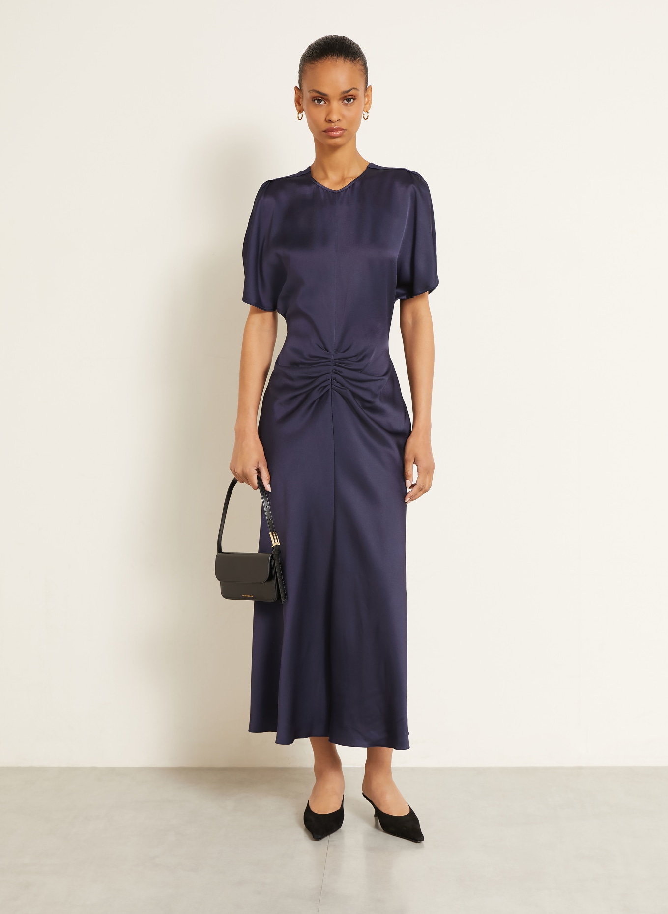 VICTORIA BECKHAM Cocktail dress: DARK BLUE