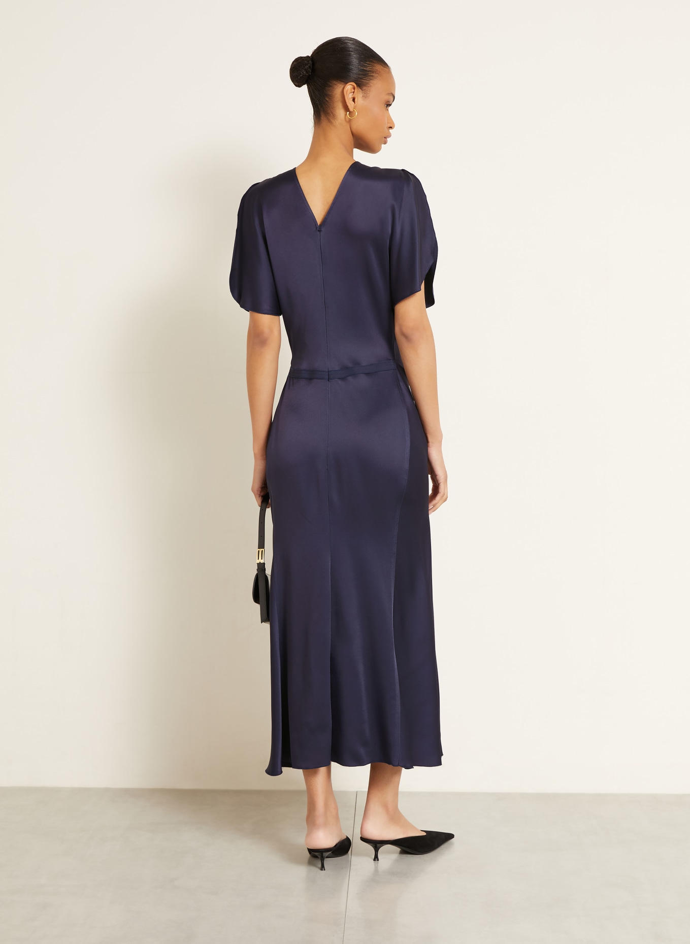 VICTORIA BECKHAM Cocktail dress: DARK BLUE