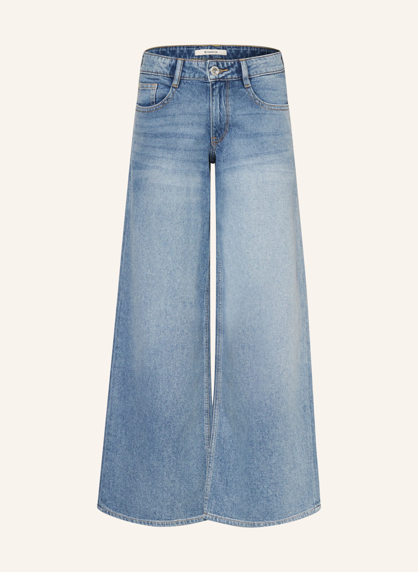 GARCIA Jeans met wijde pasvorm: 4410 light used