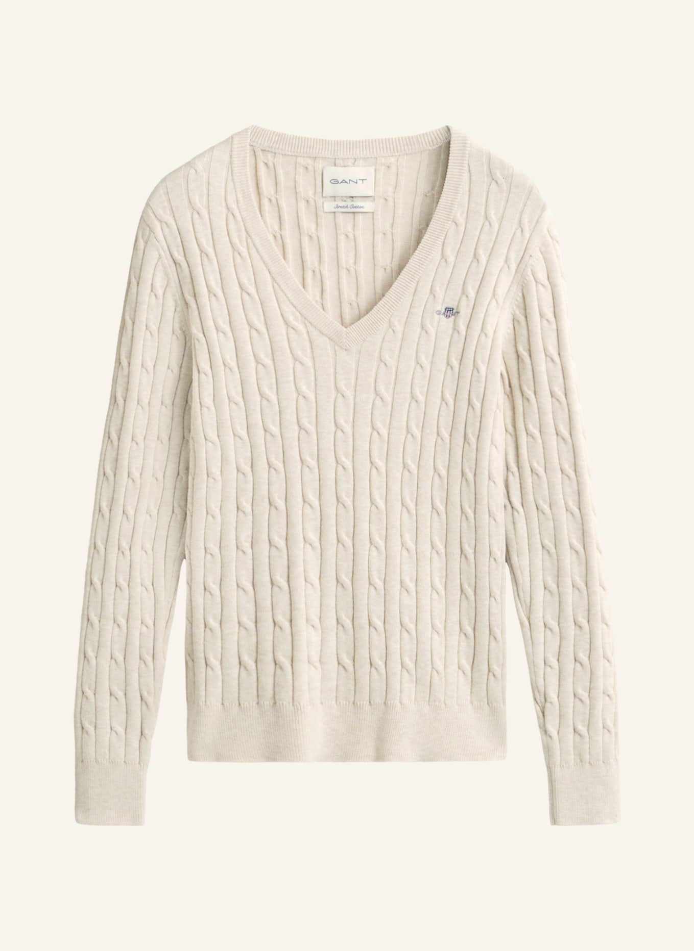 GANT pull: ÉCRU