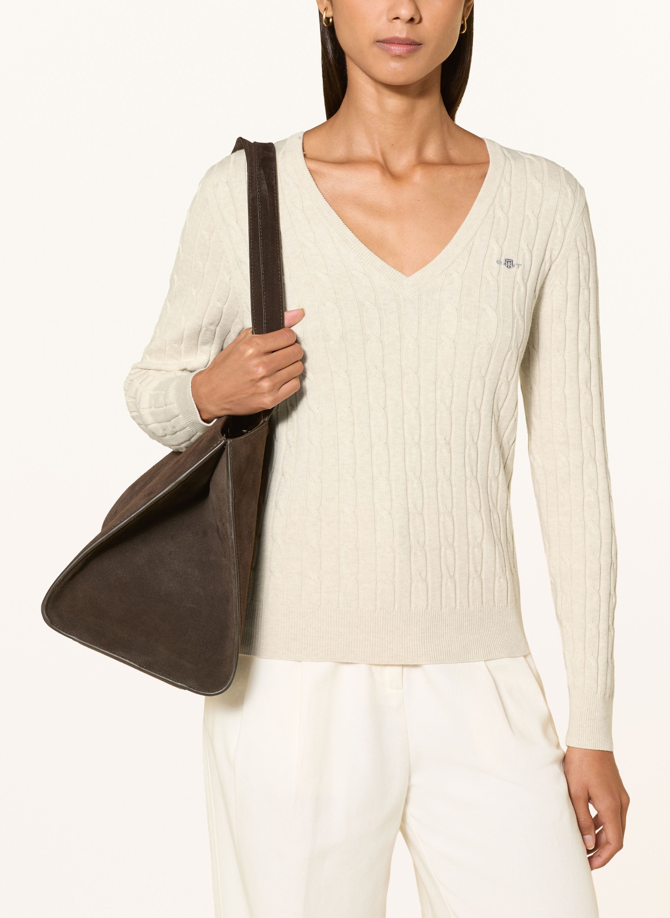 GANT pull: ÉCRU