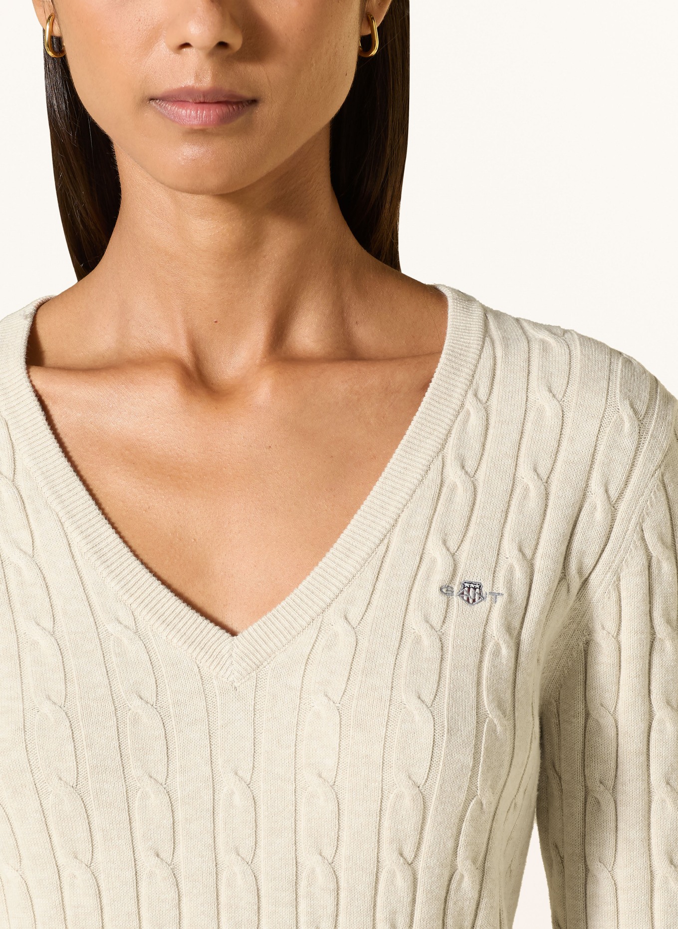 GANT pull: ÉCRU