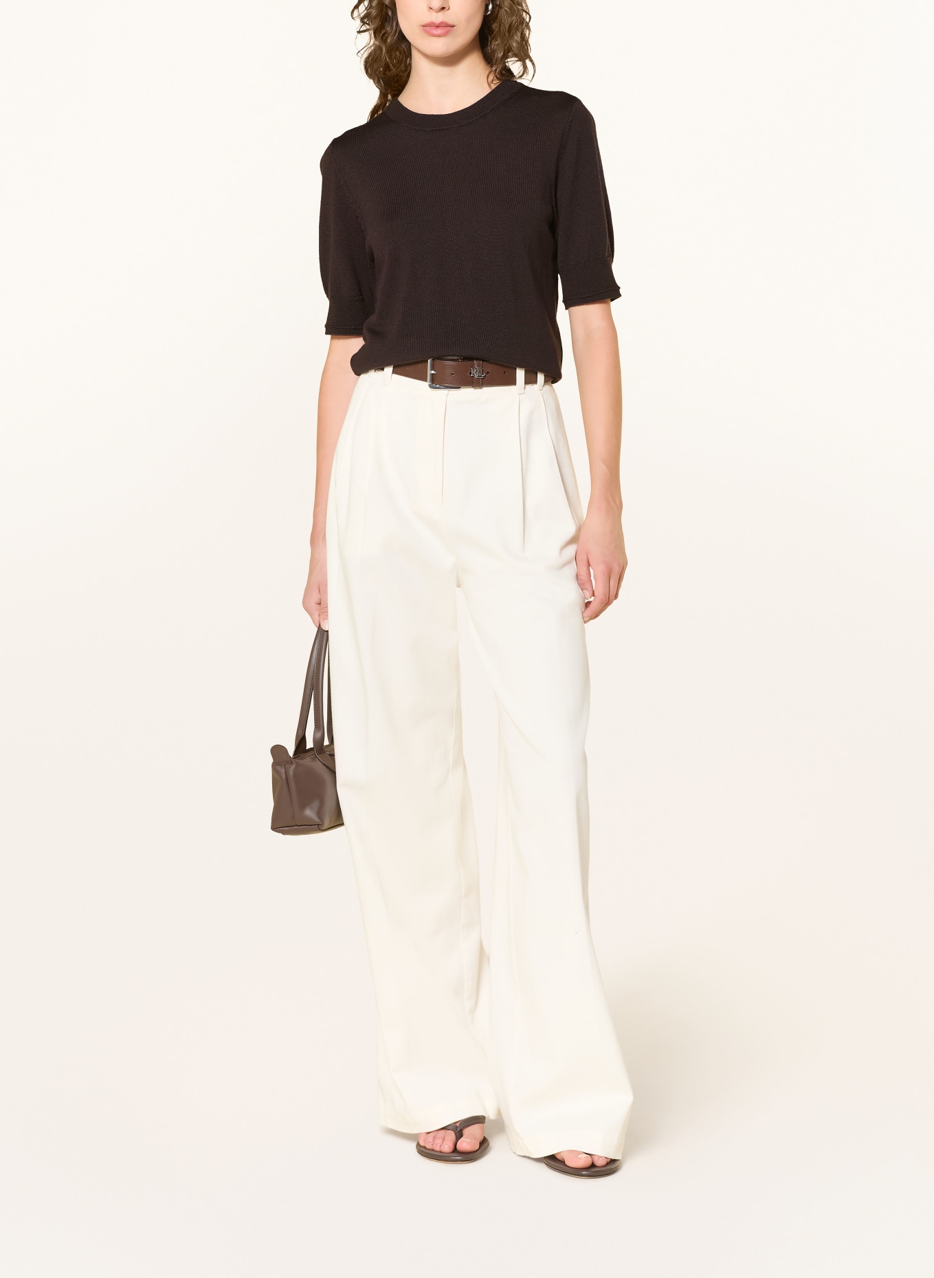 Part Two Gebreid shirt NATANYAPW: MARRON FONCÉ