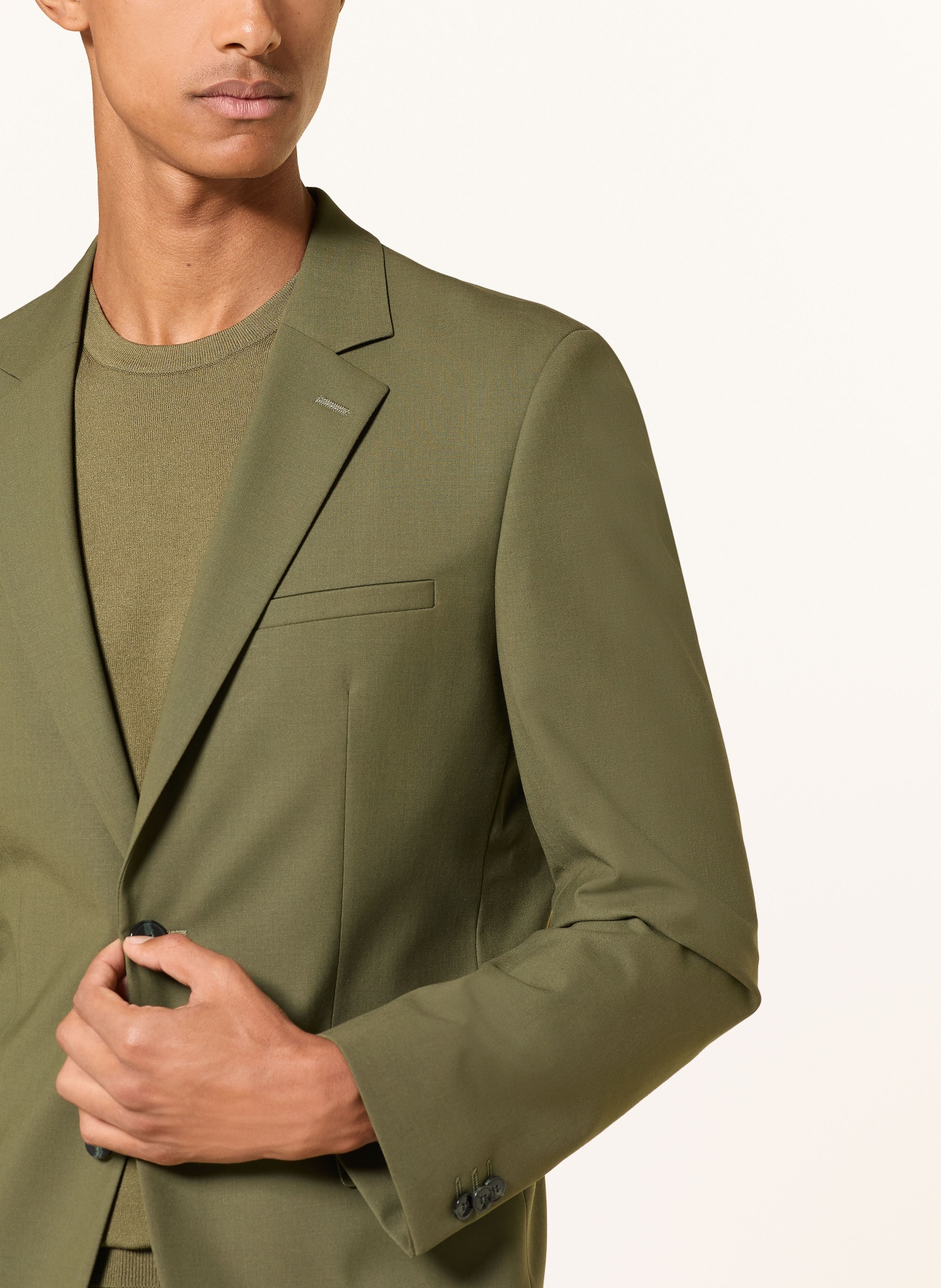 HUGO Suit trousers HESTEN extra slim fit: 388 OPEN GREEN