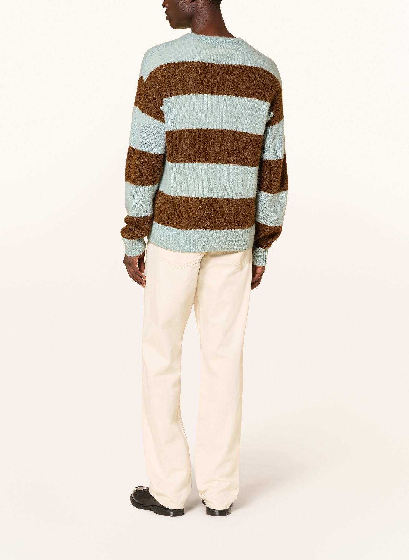 CLOSED Pullover: HELLBLAU / BRAUN