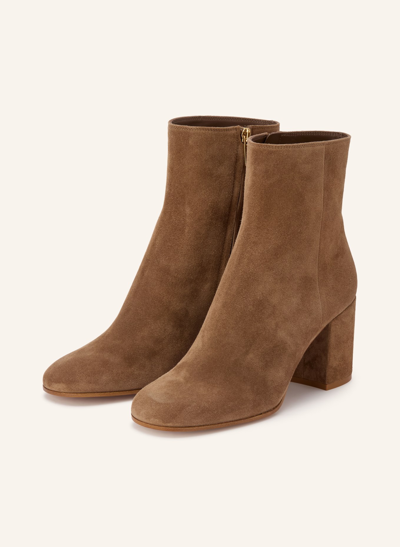 Gianvito Rossi Stiefeletten JOELLE: CAMEL / GOLD