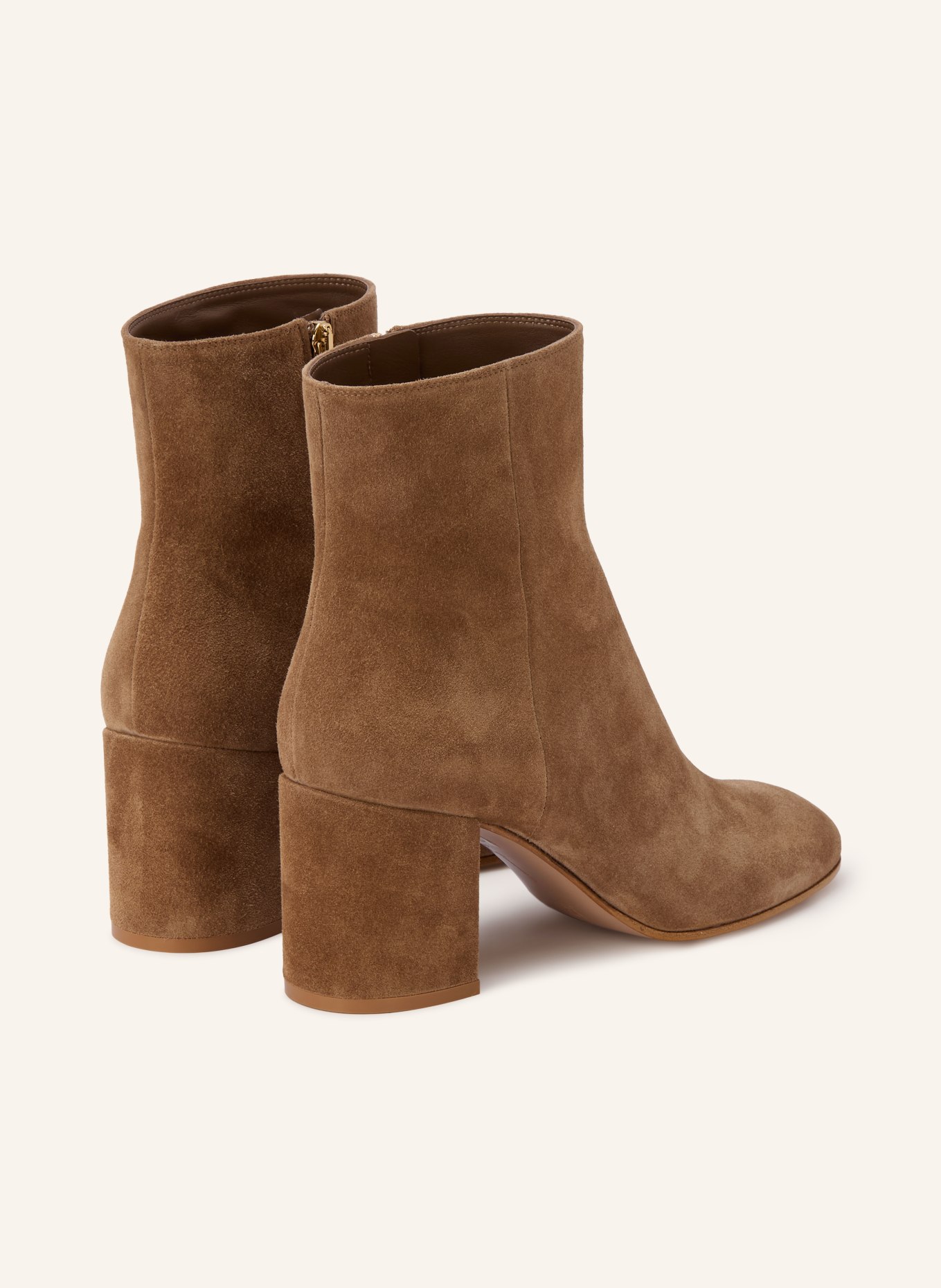 Gianvito Rossi Stiefeletten JOELLE: CAMEL / GOLD