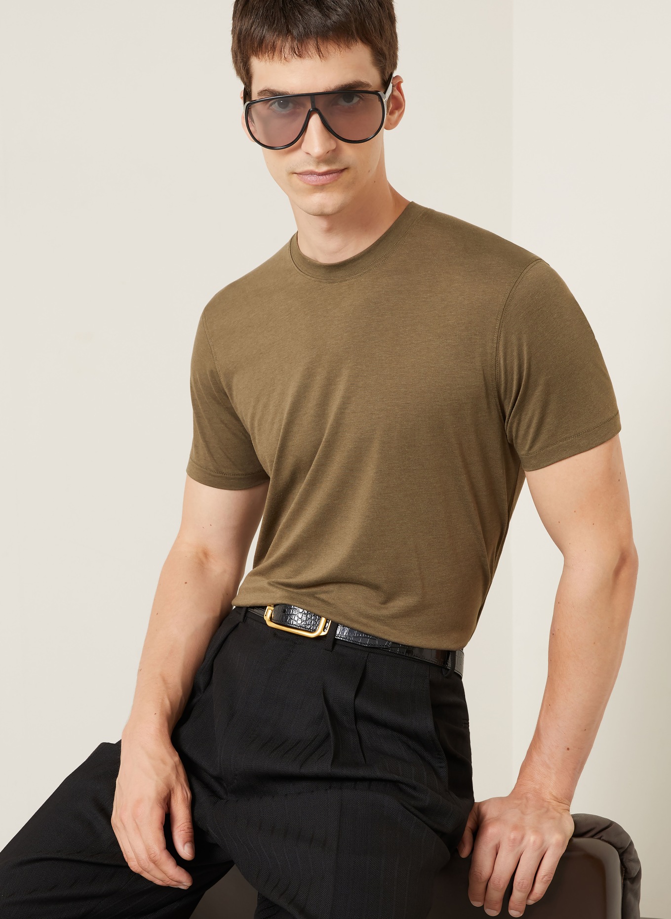 TOM FORD T-shirt: BROWN