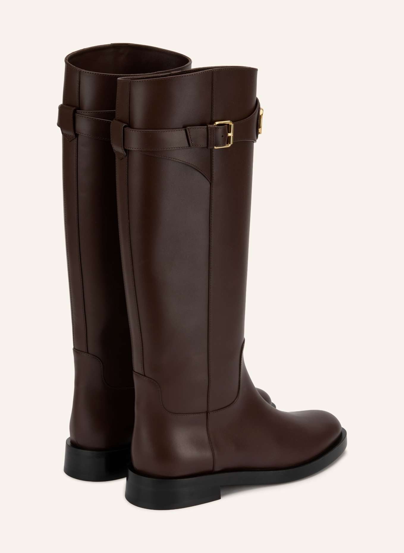 VALENTINO GARAVANI Stiefel VLOGO SIGNATURE: BRAUN / GOLD