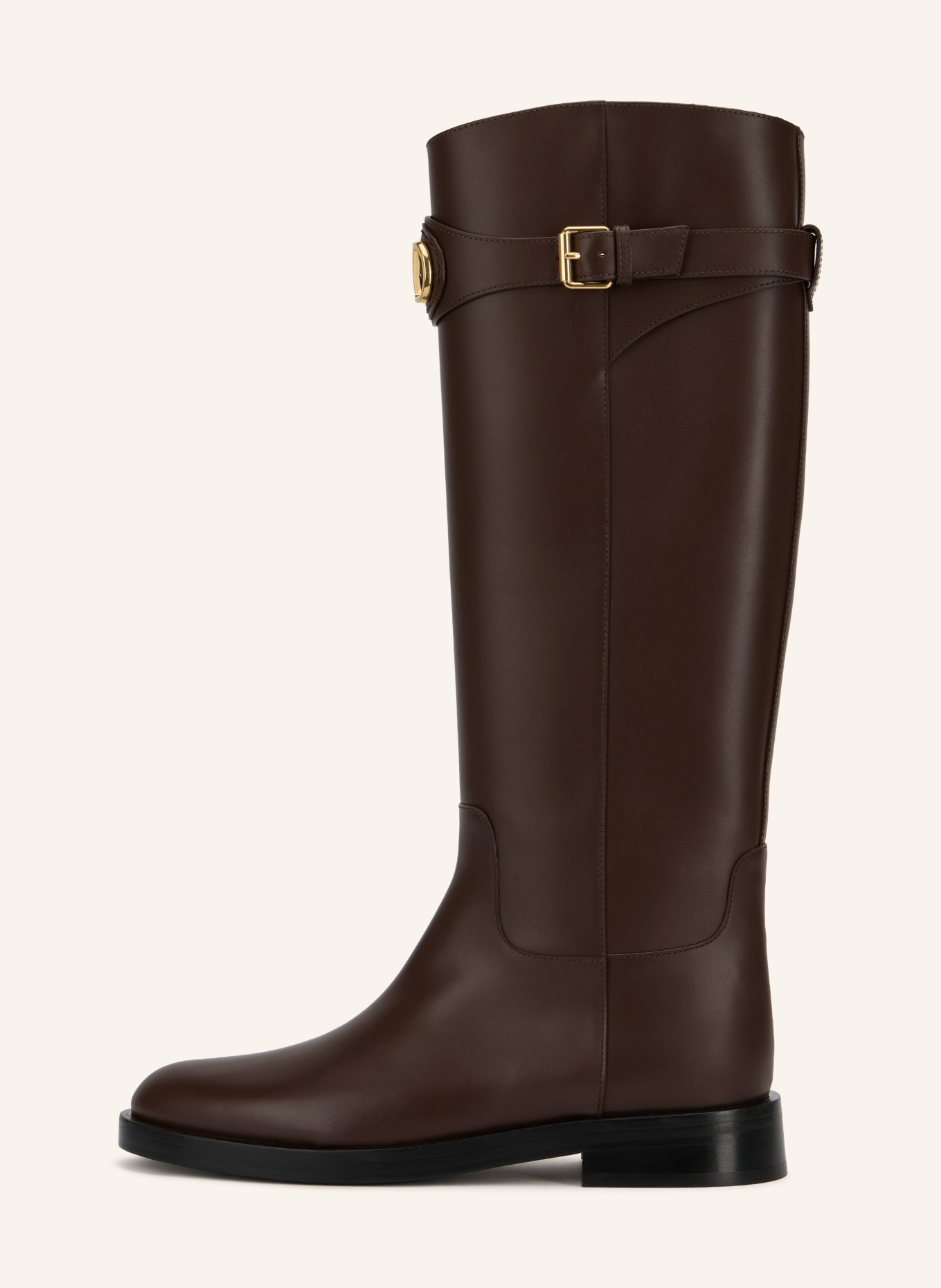 VALENTINO GARAVANI Stiefel VLOGO SIGNATURE: BRAUN / GOLD
