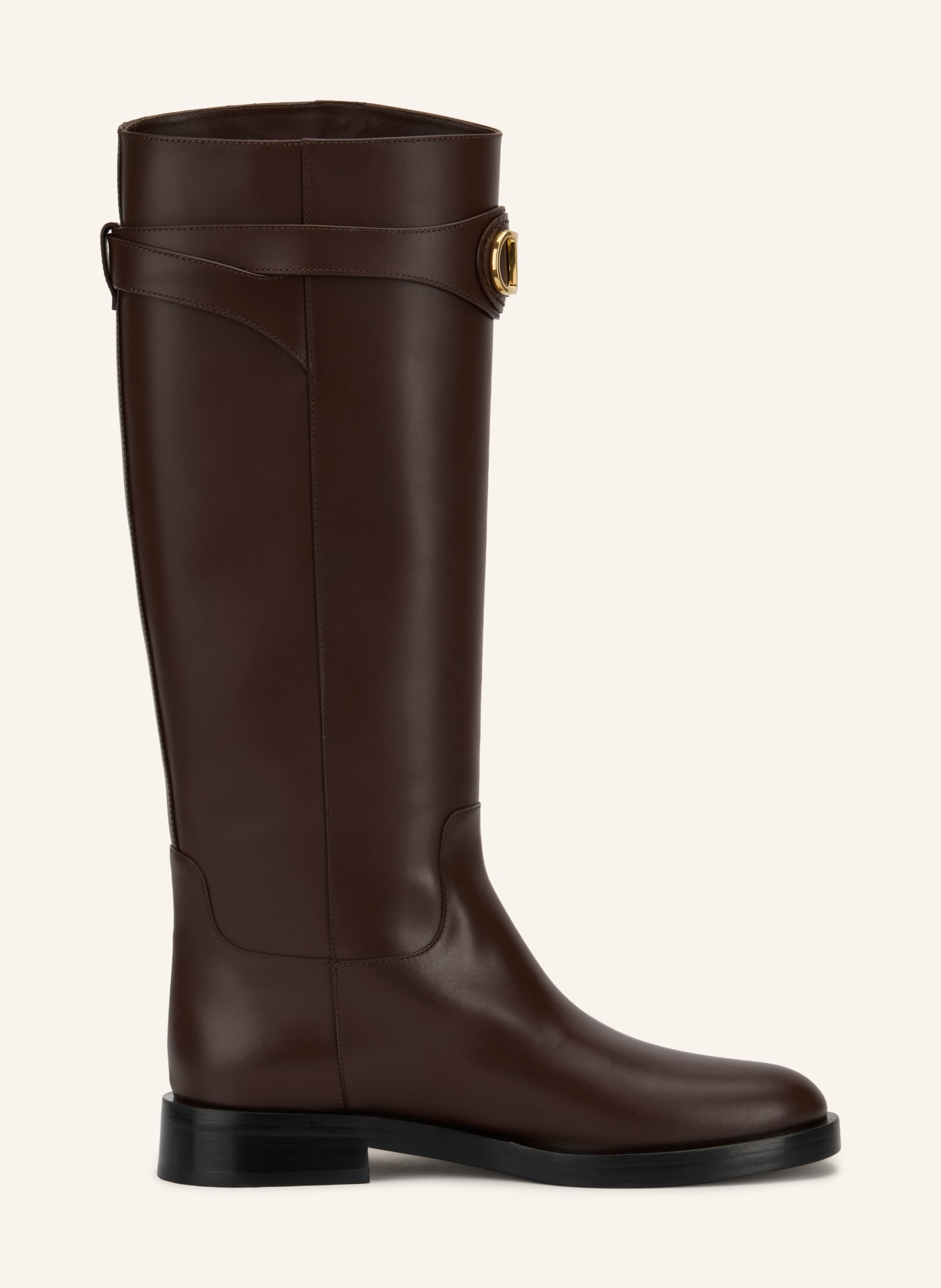 VALENTINO GARAVANI Stiefel VLOGO SIGNATURE: BRAUN / GOLD