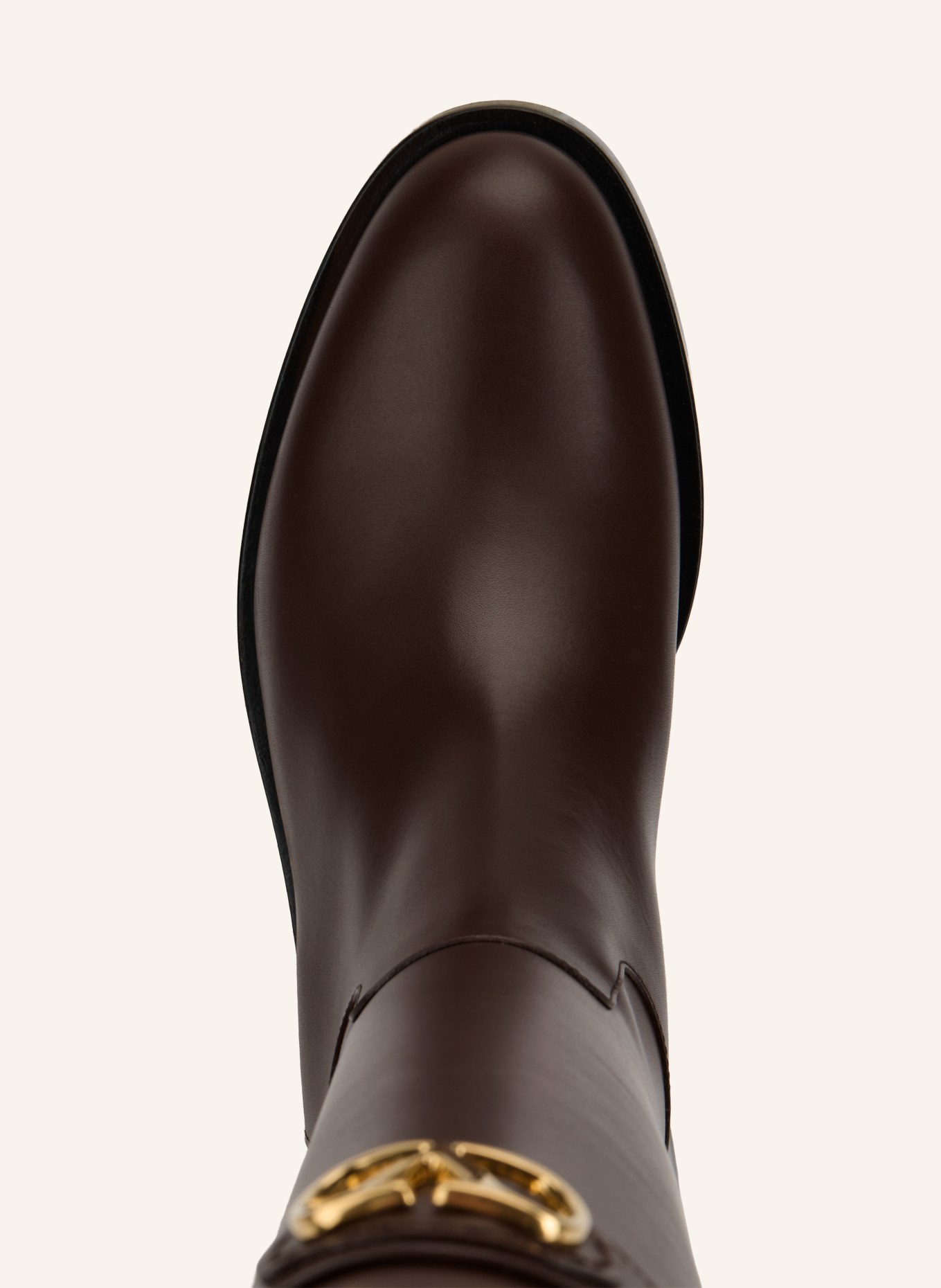 VALENTINO GARAVANI Stiefel VLOGO SIGNATURE: BRAUN / GOLD