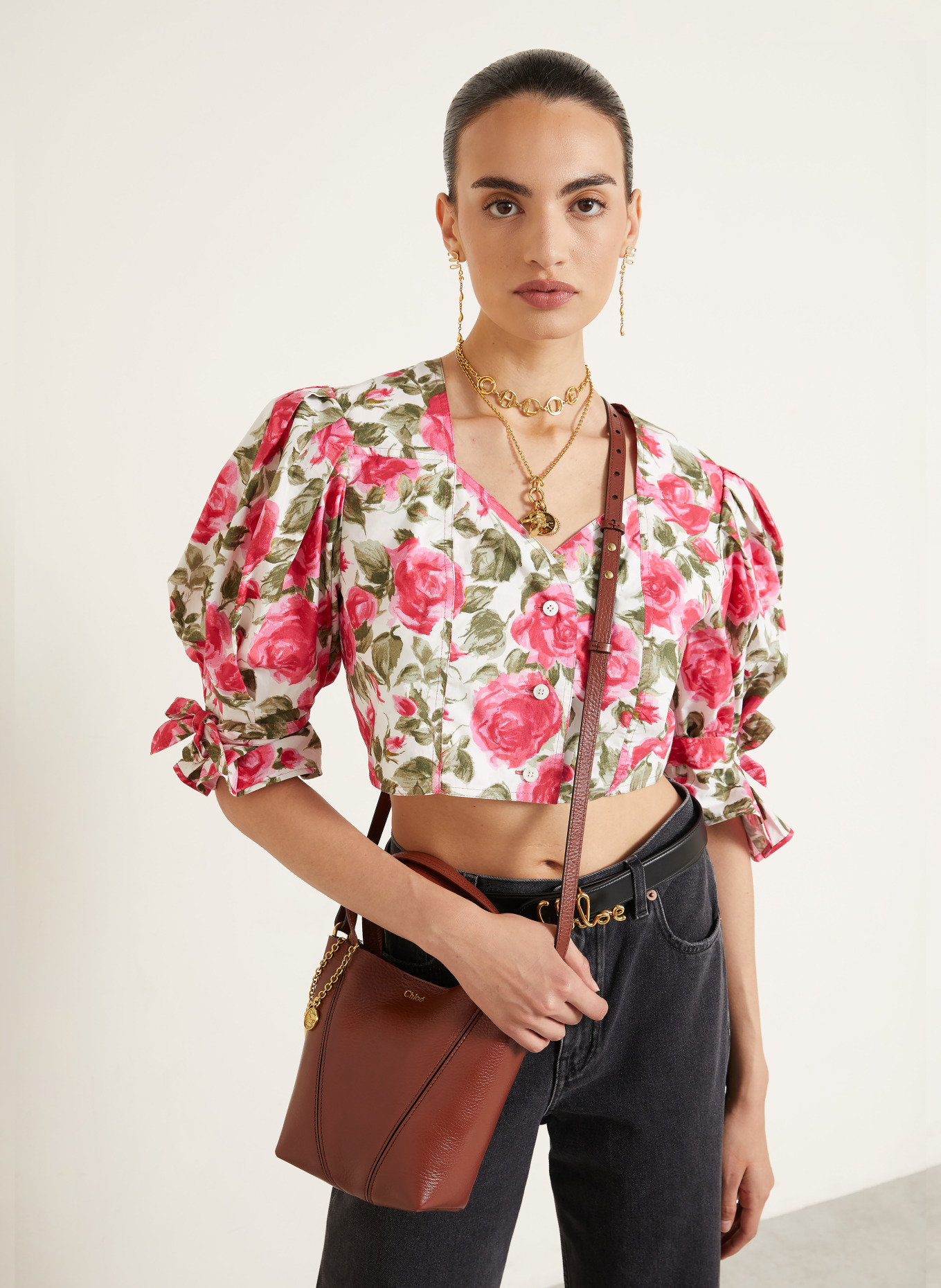 Chloé Umhängetasche SPIN: 26P Blushy Brown