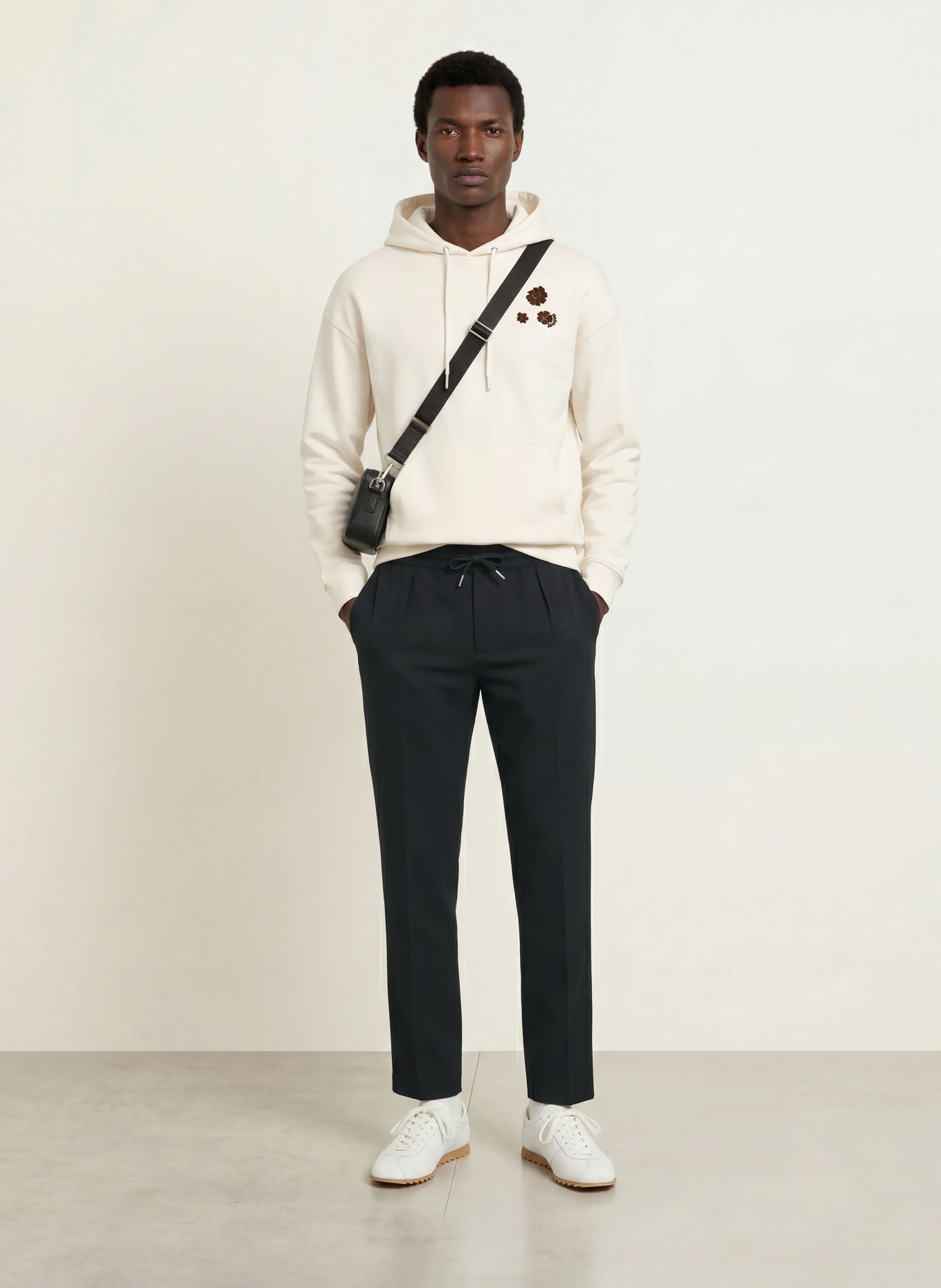 SANDRO Hose im Jogging-Stil: SCHWARZ