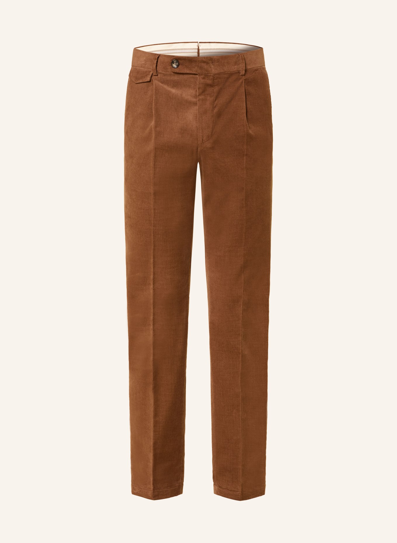 windsor. Pantalon de costume SILVI Shaped Fit en velours côtelé: 220 Rust/Copper 220