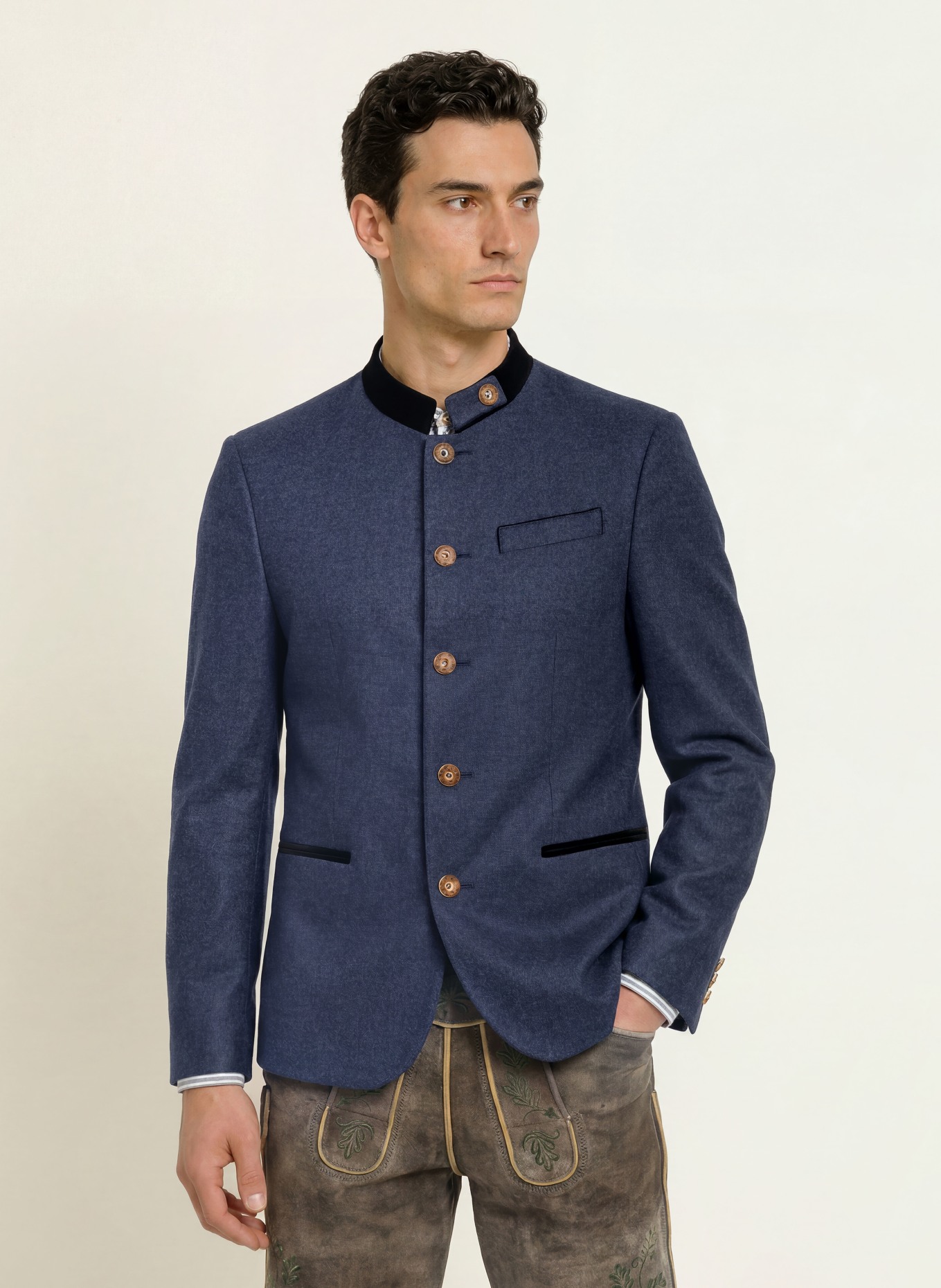 Grasegger Veste PARCIFAL: BLEU FONCÉ