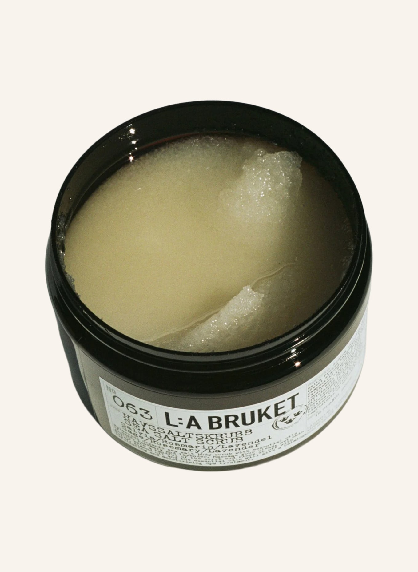 L:A BRUKET Peeling do ciała 063 SAGE/ ROSEMARY/ LAVENDER: CIEMNOBRĄZOWY