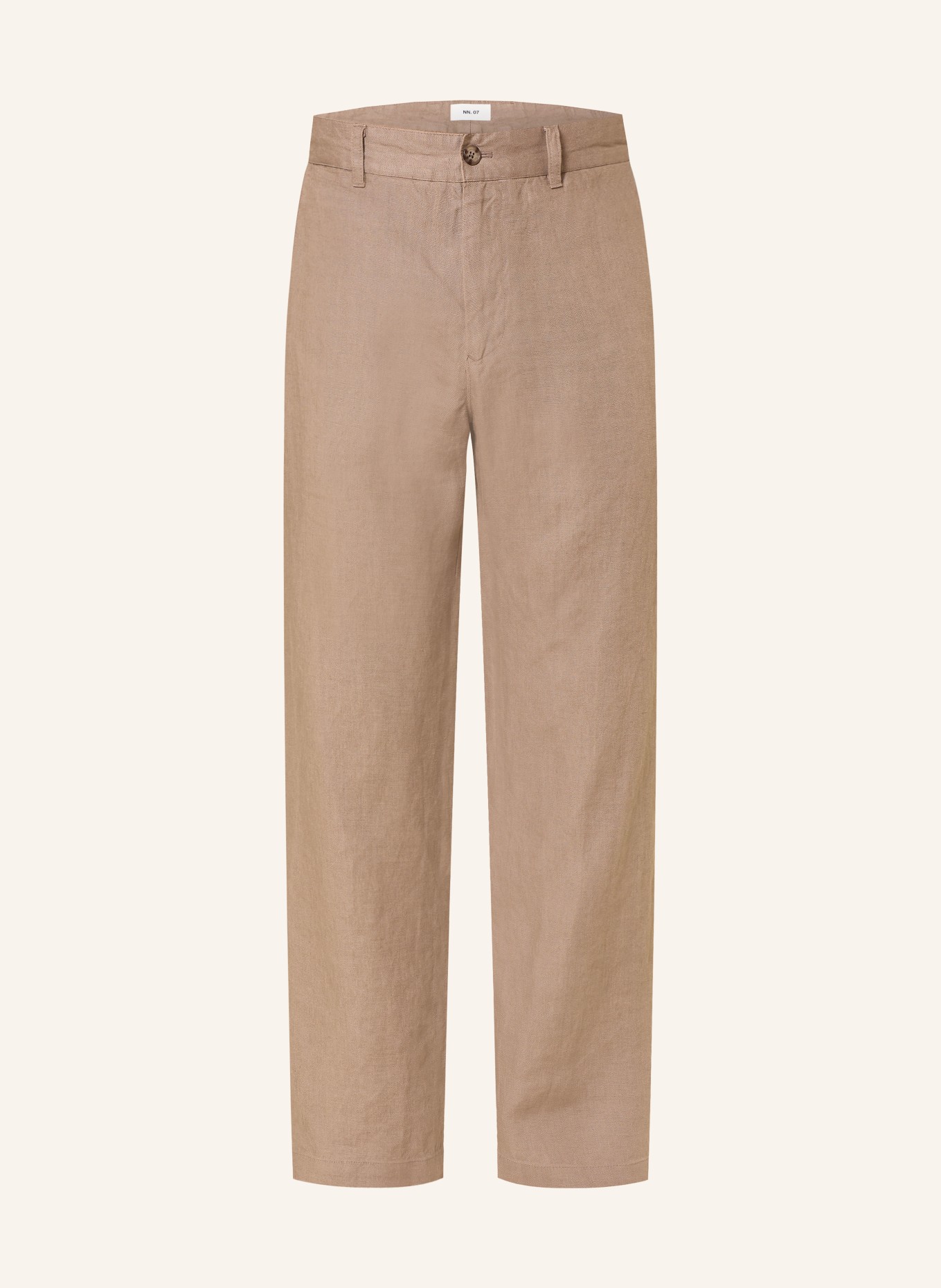 NN.07 Leinenhose ADEN Regular Fit: BEIGE