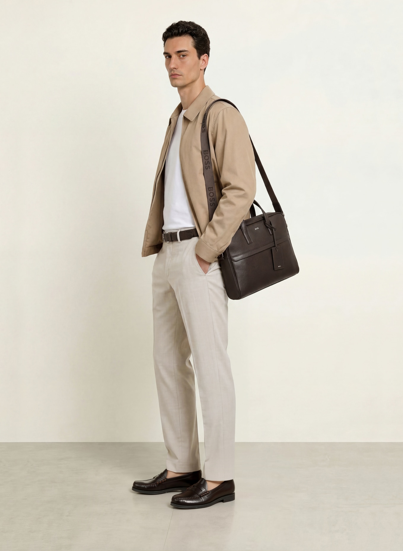 HILTL Hose Regular Fit: CREME
