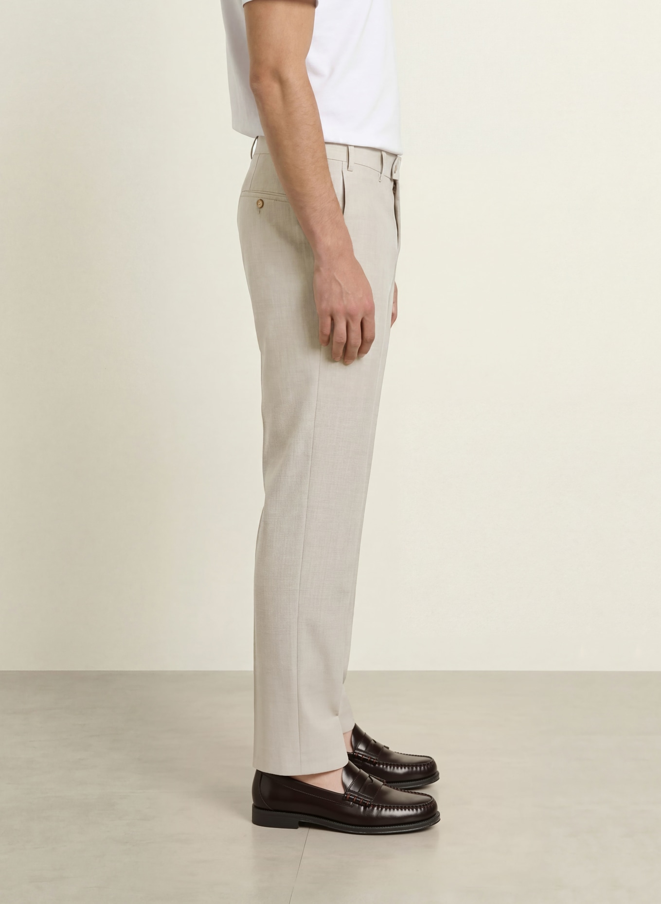 HILTL Hose Regular Fit: CREME