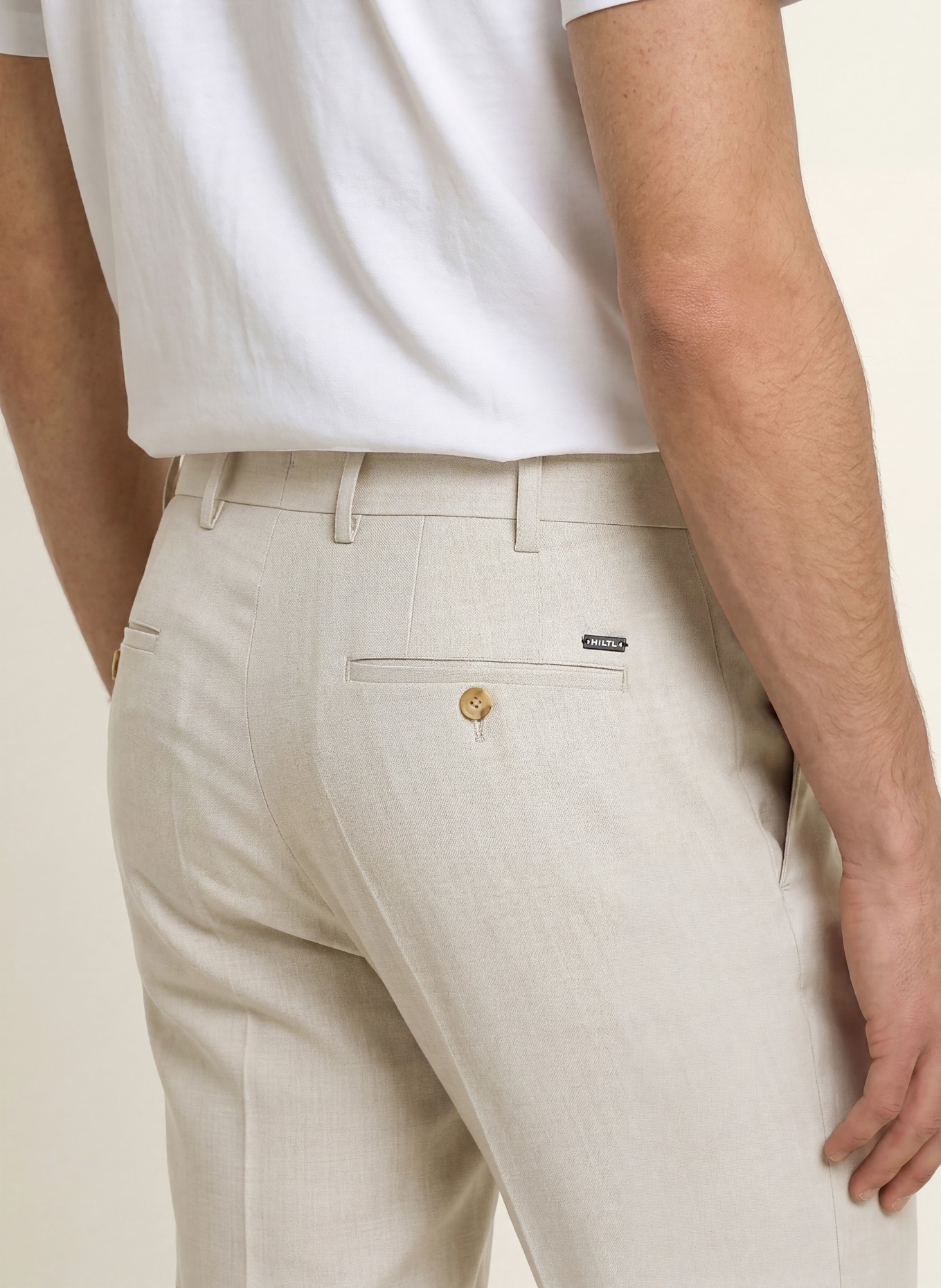 HILTL Hose Regular Fit: CREME