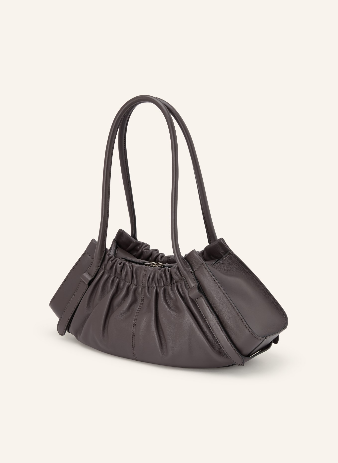 MARC JACOBS Handtasche THE CRISTINA SATCHEL: DUNKELGRAU