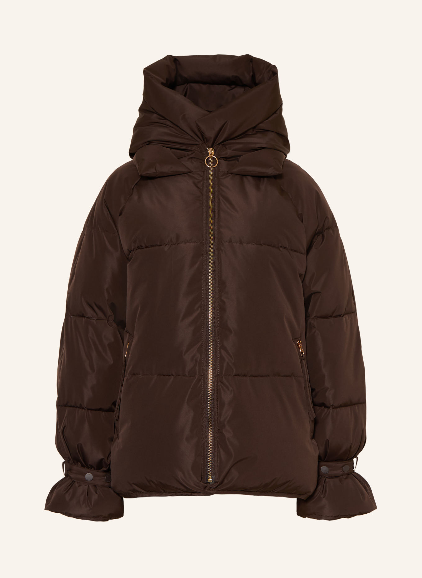 WITHBLACK KYLIE down jacket: DARK BROWN