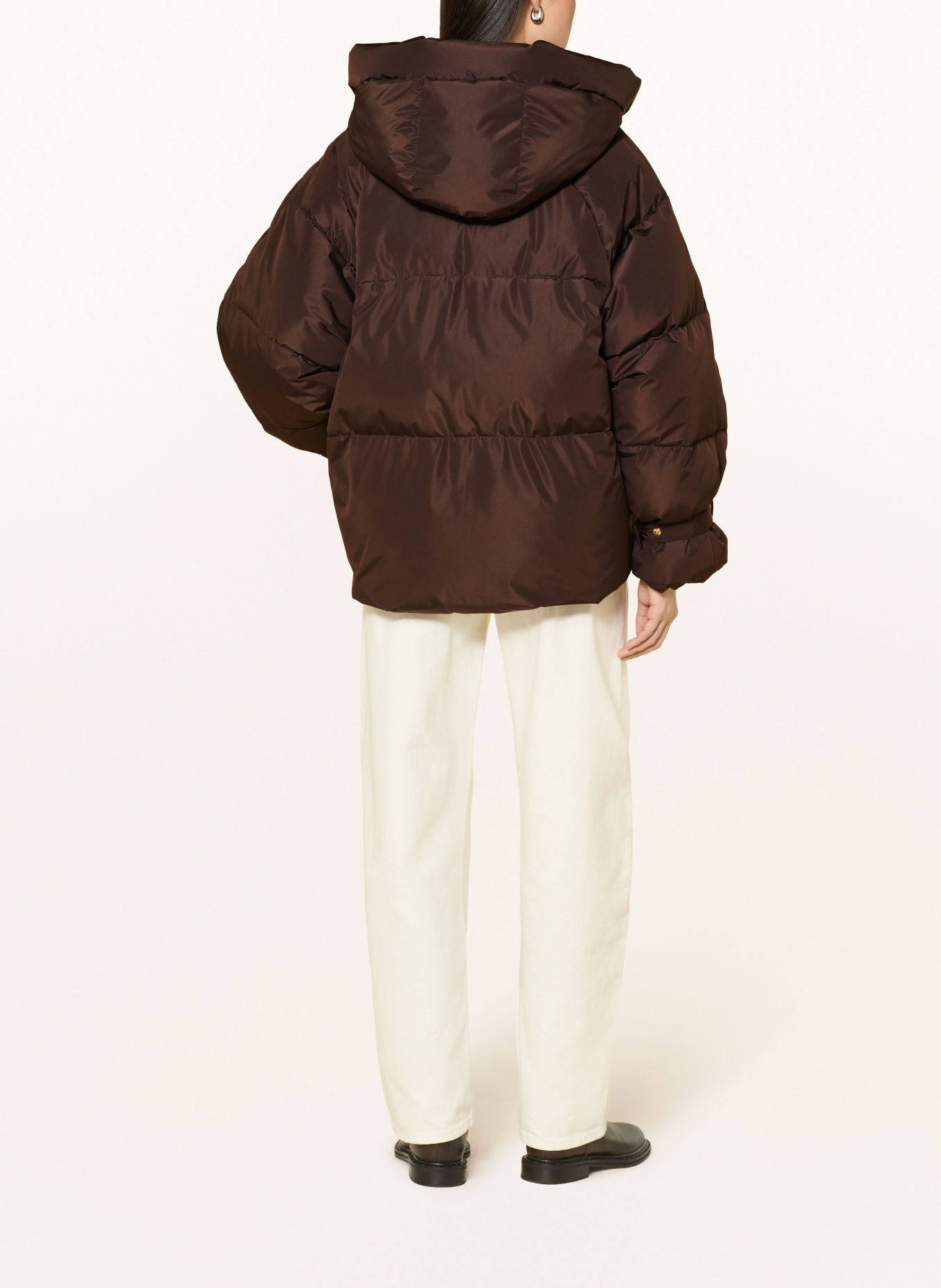 WITHBLACK KYLIE down jacket: DARK BROWN