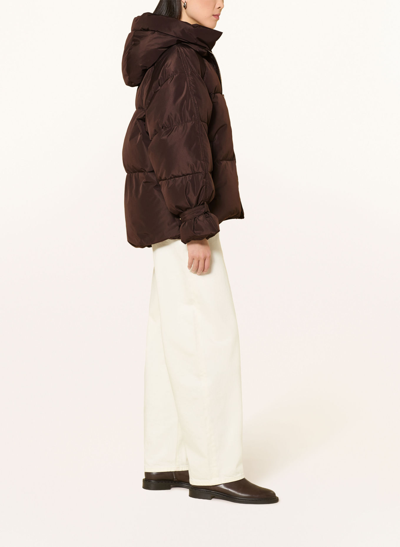 WITHBLACK KYLIE down jacket: DARK BROWN