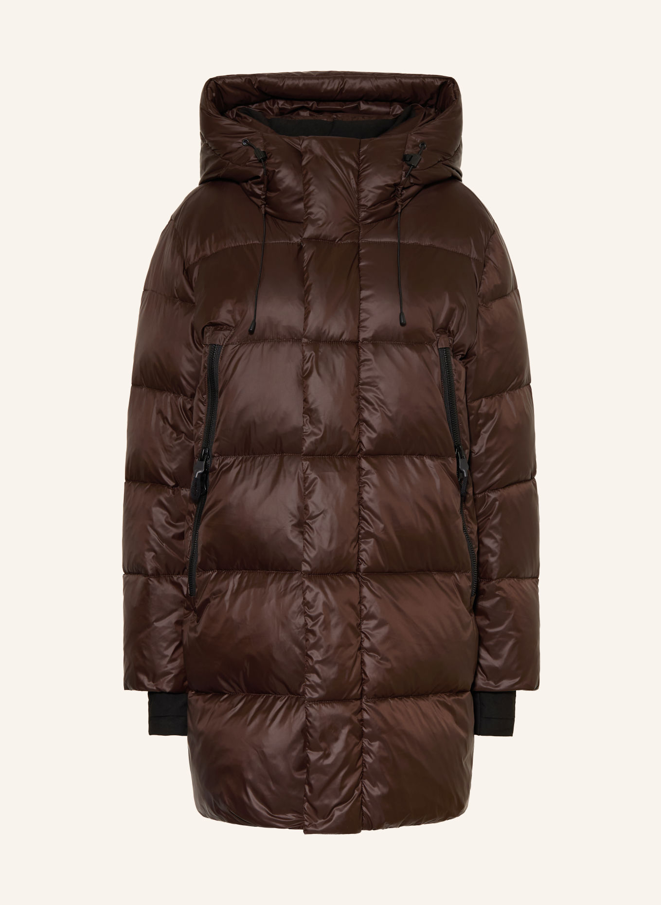 WITHBLACK ABBY down coat: DARK BROWN