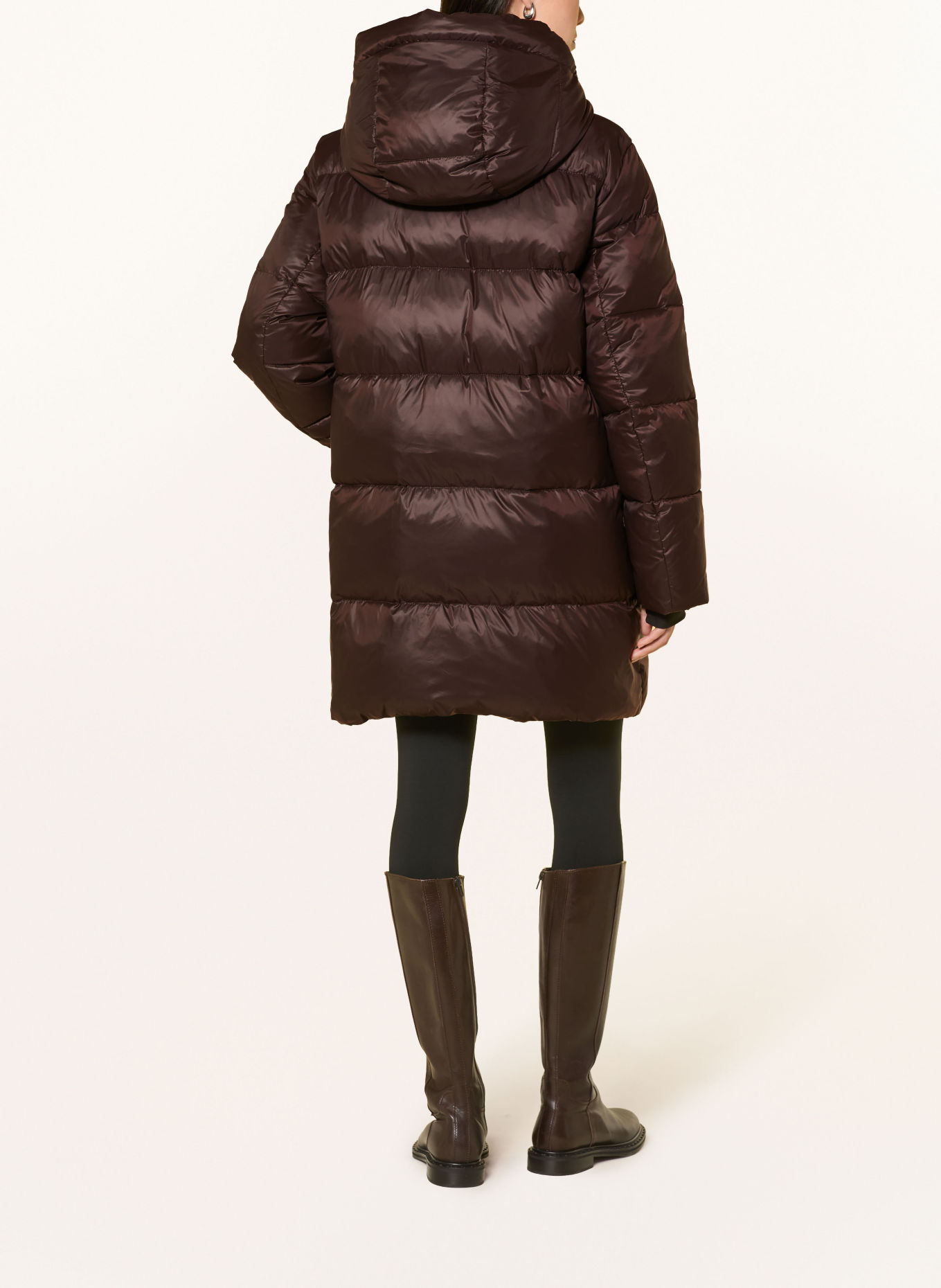 WITHBLACK ABBY down coat: DARK BROWN