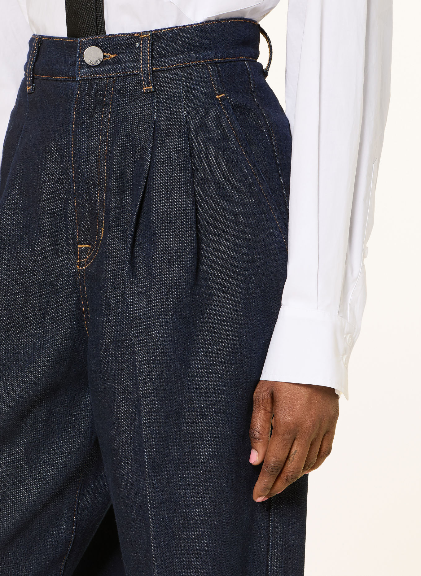 ROSSI Jeans NOA Wide Fit: 890 MARINE